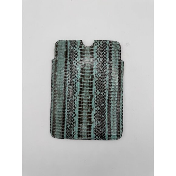 Valentino Garavani Reptile Embossed Leather iPad Mini Case - Picture 10 of 12